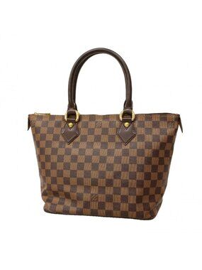Louis Vuitton Handbag Damier Saleya PM Ebene